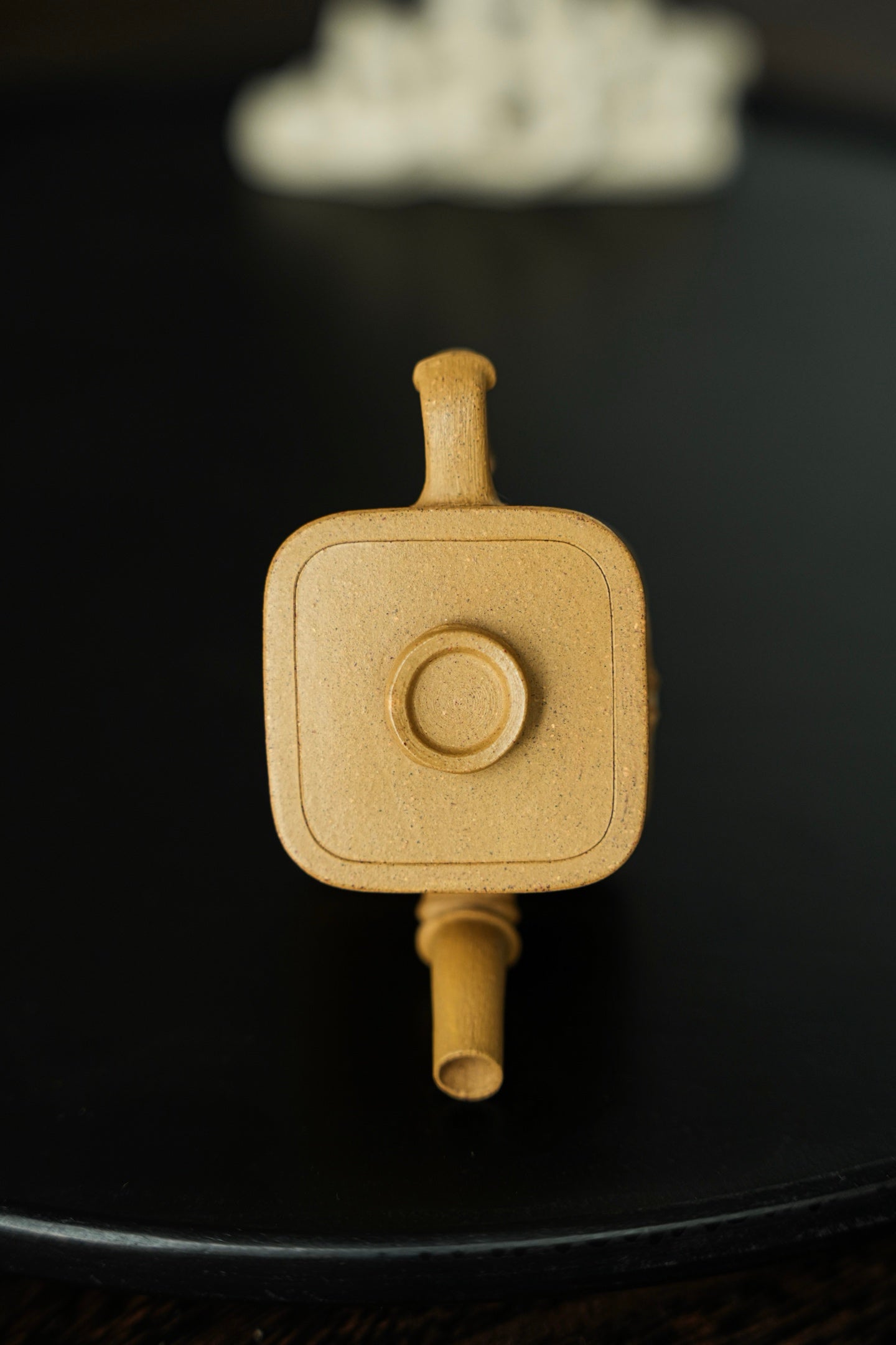 極品黃金段泥小方竹薄胎紫砂壺「20250628每日特價」