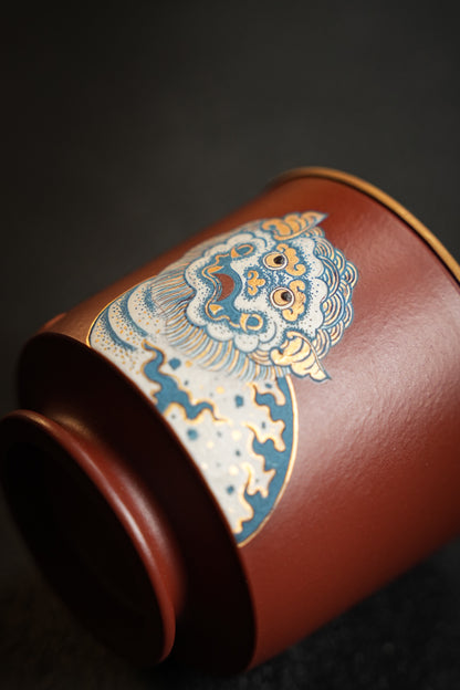 極品好料瑞獅杯金銀琺瑯紫砂壺「20250816每日特價」