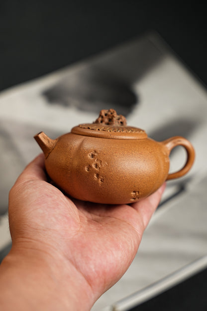 全手工極品黃金段聽泉紫砂壺「20251118每日特價」