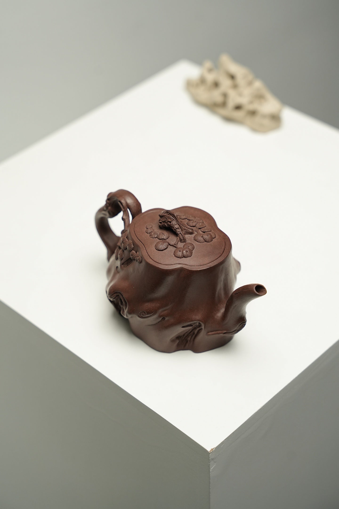 原礦優質紫泥慕雲鬆梉紫砂壺「20250822每日特價」