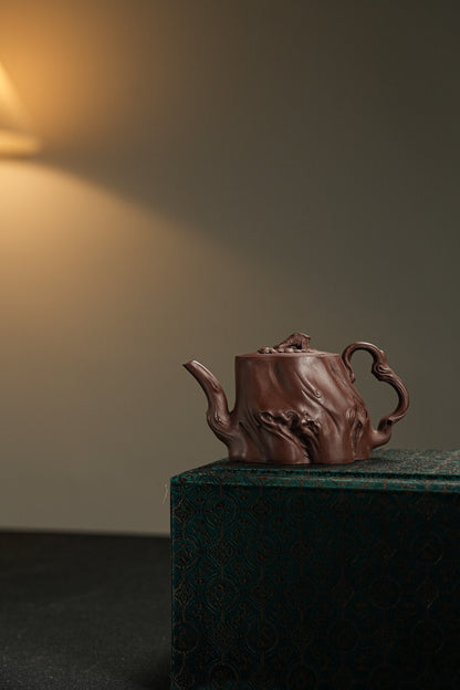 原礦優質紫泥慕雲鬆梉紫砂壺「20250822每日特價」