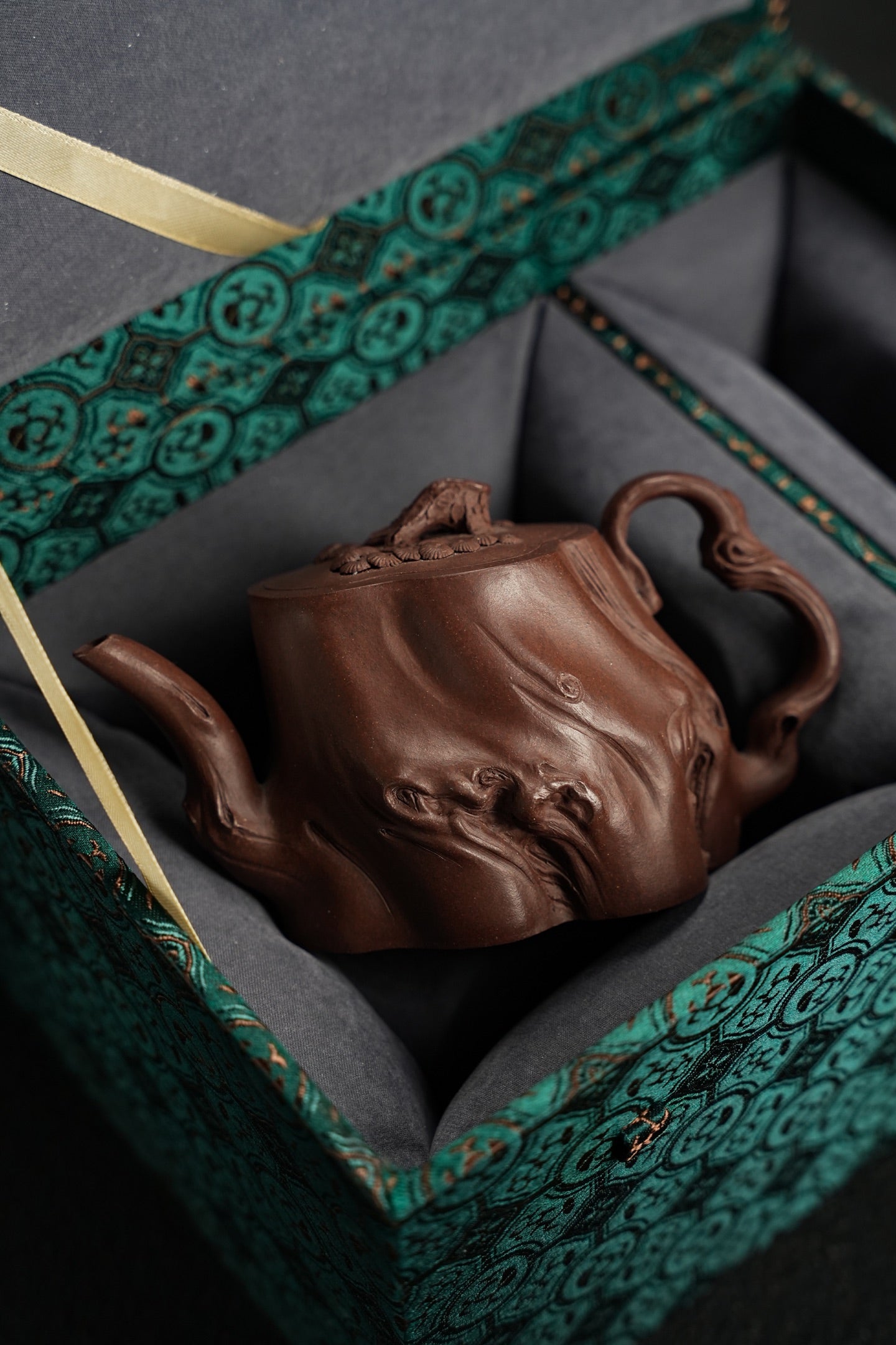 原礦優質紫泥慕雲鬆梉紫砂壺「20250822每日特價」