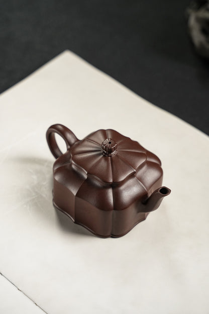 極品老紫泥筋紋凌方紫砂壺「20260111每日特價」