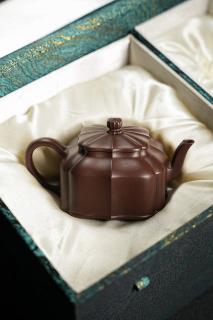 極品老紫泥筋紋凌方紫砂壺「20260111每日特價」