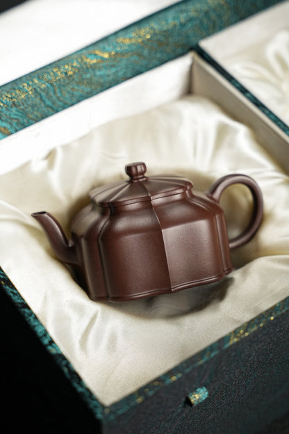 極品老紫泥筋紋凌方紫砂壺「20260111每日特價」