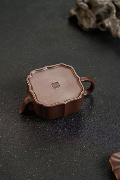 極品老紫泥筋紋凌方紫砂壺「20260111每日特價」