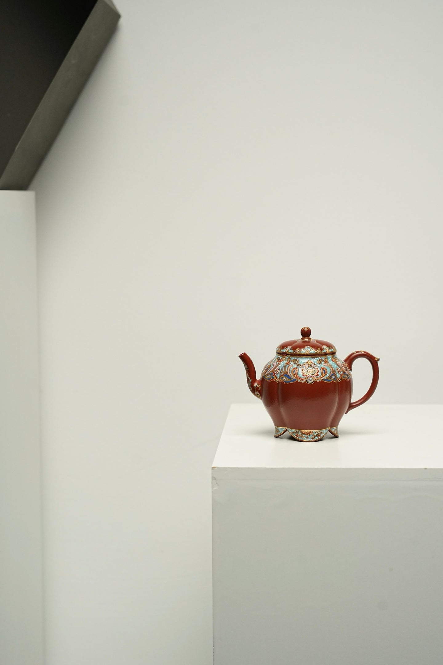 全手工極品朱泥筋紋霓裳紫砂壺「20250822每日特價」