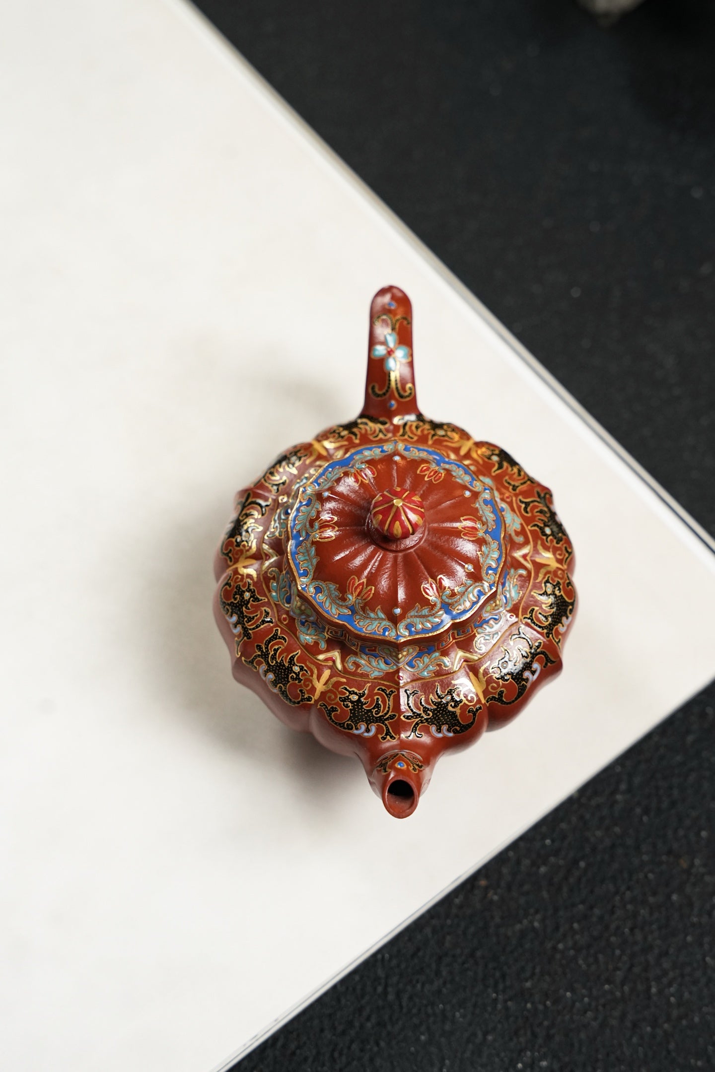 全手工極品朱泥筋紋笑櫻紫砂壺「20250822每日特價」