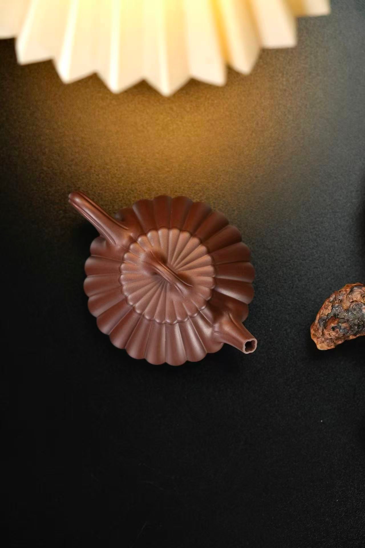 原礦頂級老紫泥筋紋石瓢紫砂壺「20250827每日特價」