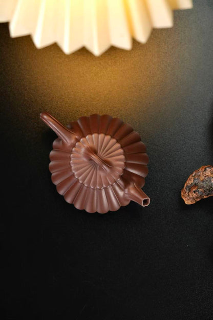 原礦頂級老紫泥筋紋石瓢紫砂壺「20250827每日特價」