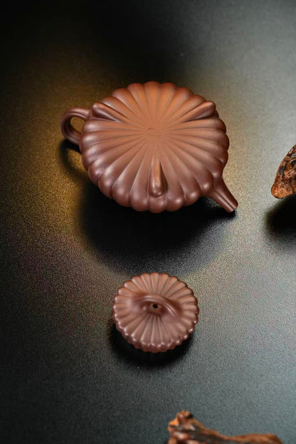 原礦頂級老紫泥筋紋石瓢紫砂壺「20250827每日特價」