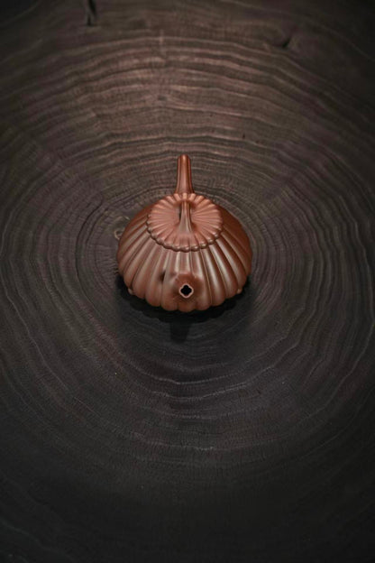 原礦頂級老紫泥筋紋石瓢紫砂壺「20250827每日特價」