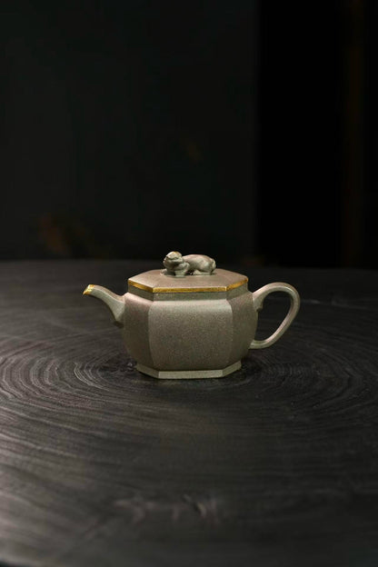 全手工黃龍山青段共生礦回望紫砂壺「20251118每日特價」