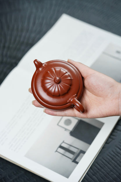 原礦頂級朱泥唯心梵蓮紫砂壺「20251118每日特價」