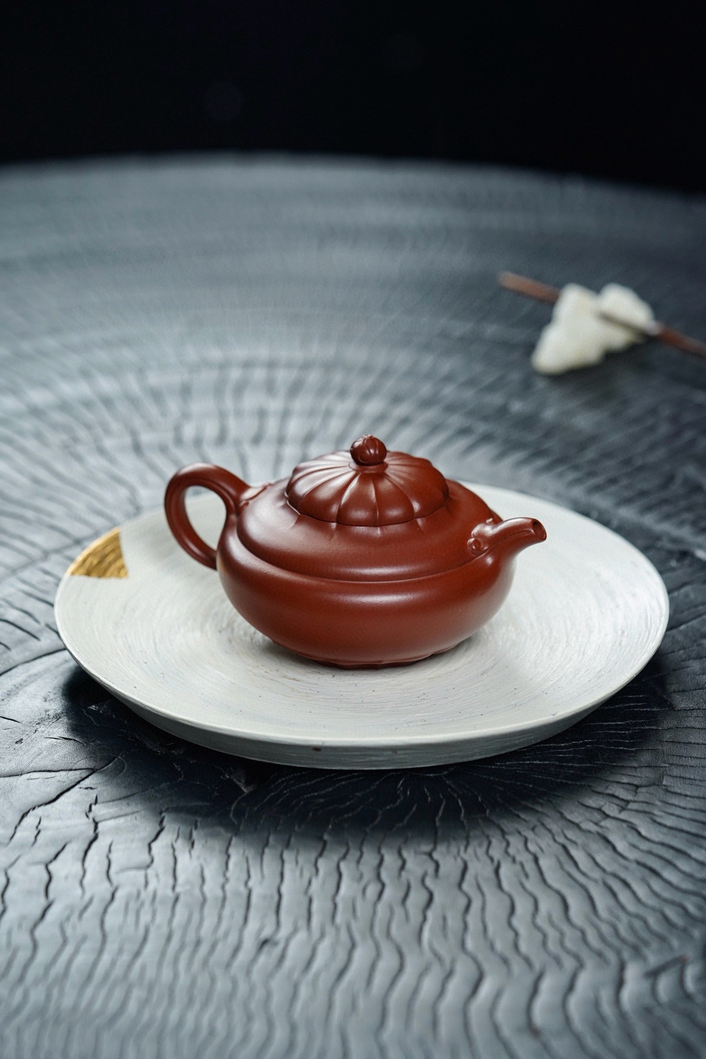 原礦頂級朱泥唯心梵蓮紫砂壺「20251118每日特價」