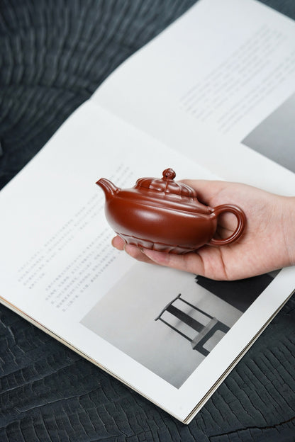 原礦頂級朱泥唯心梵蓮紫砂壺「20251118每日特價」