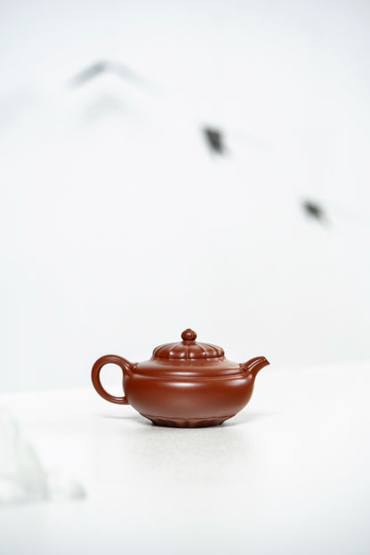 原礦頂級朱泥唯心梵蓮紫砂壺「20251118每日特價」