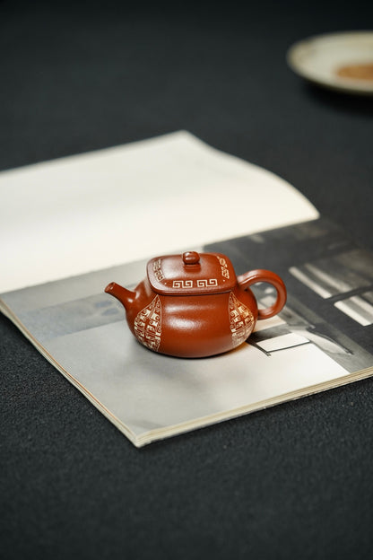 原礦頂級小紅泥小乾坤紫砂壺「20260201每日特價」