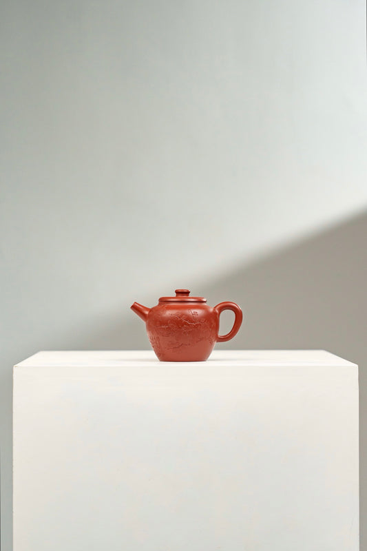 全手工原礦頂級紅皮龍小巨輪紫砂壺「20260106每日特價」