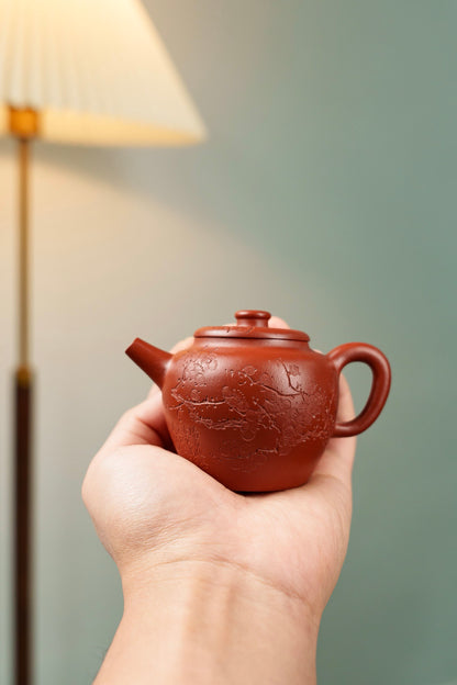 全手工原礦頂級紅皮龍小巨輪紫砂壺「20260106每日特價」