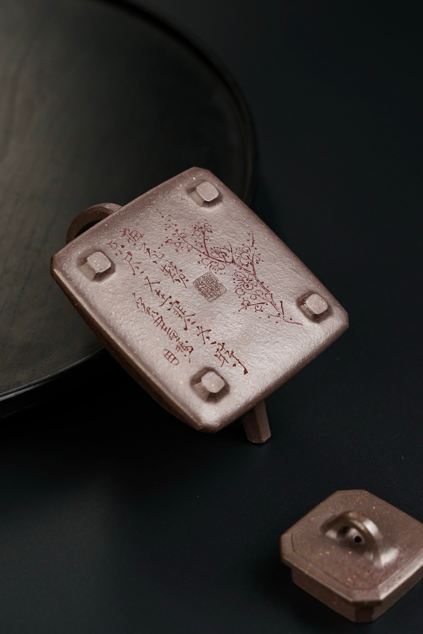 原礦頂級純料天青四方小石瓢紫砂壺「20260111每日特價」