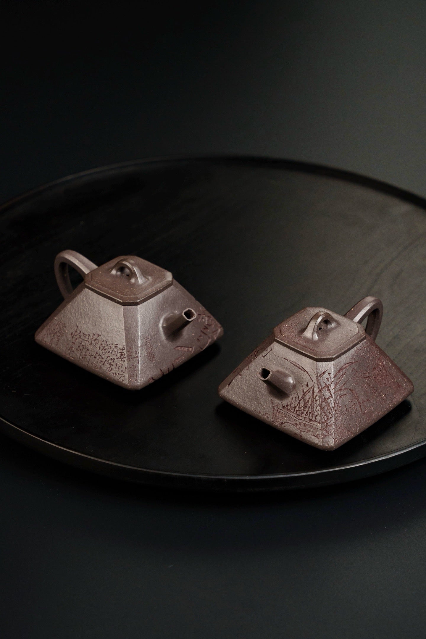 原礦頂級純料天青四方小石瓢紫砂壺「20260111每日特價」