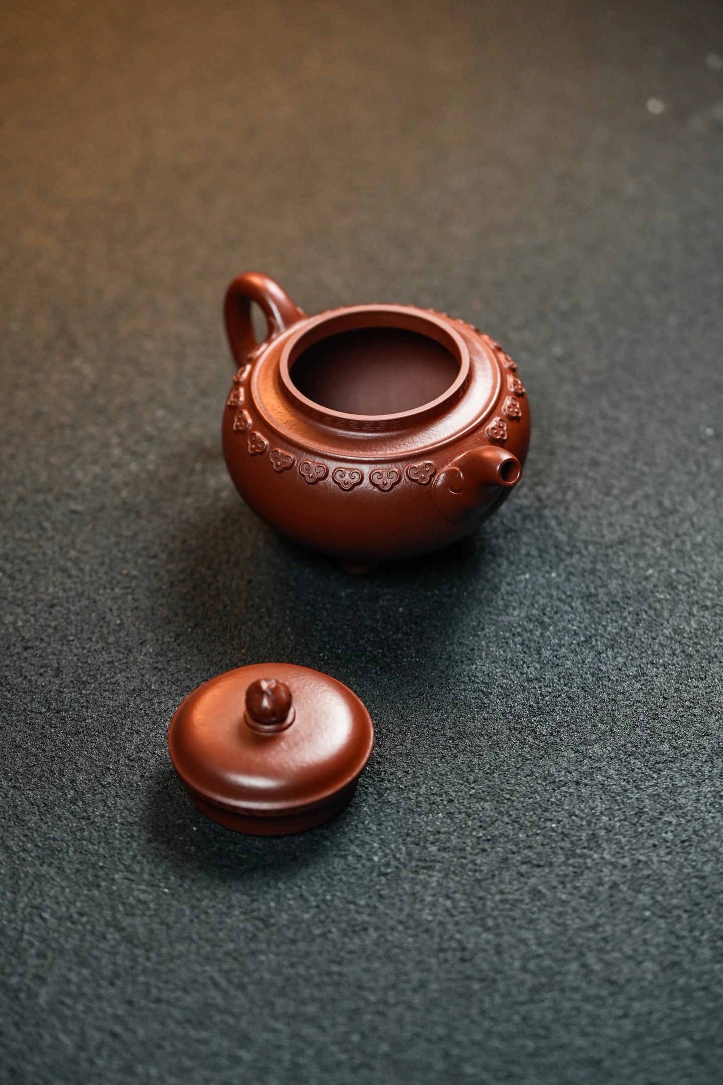 原礦頂級朱泥雲肩如意紫砂壺「20260121每日特價」