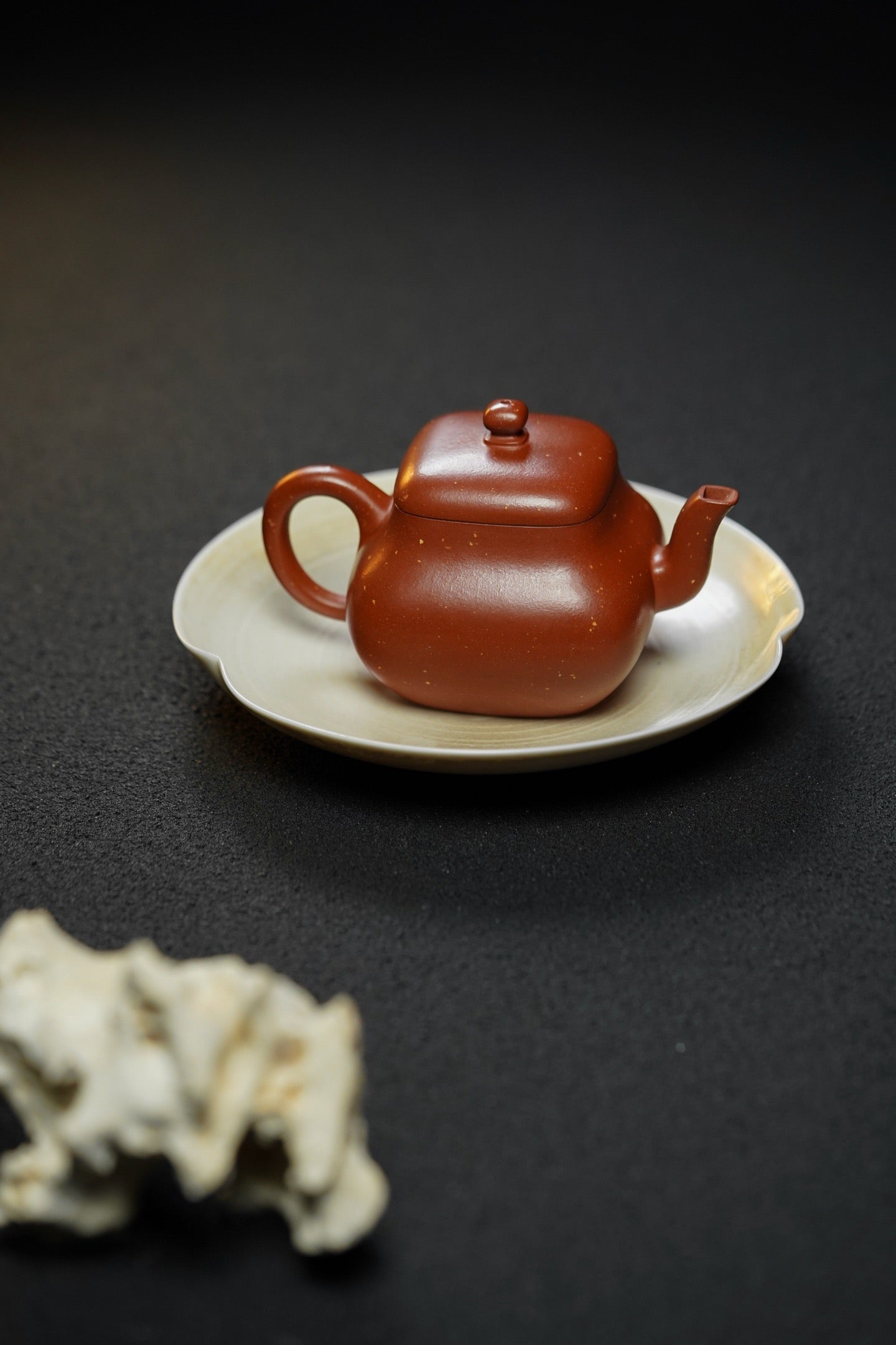 極品紅皮龍四方君德紫砂壺「20260316每日特價」