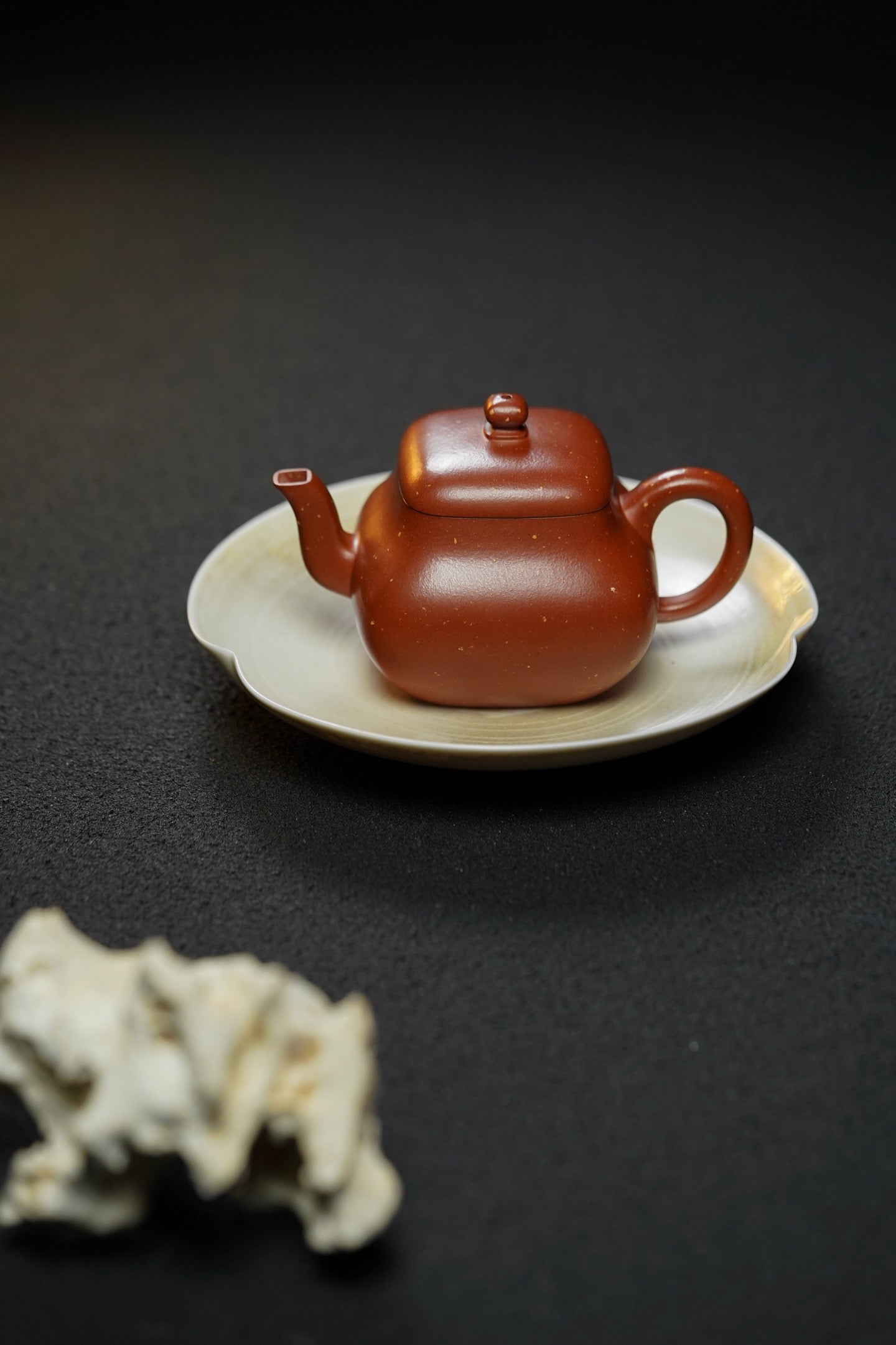 極品紅皮龍四方君德紫砂壺「20260316每日特價」