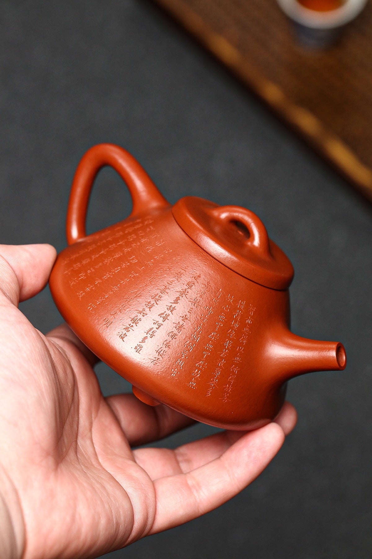 原礦小煤窯朱泥心經子冶石瓢紫砂壺「20250628每日特價」