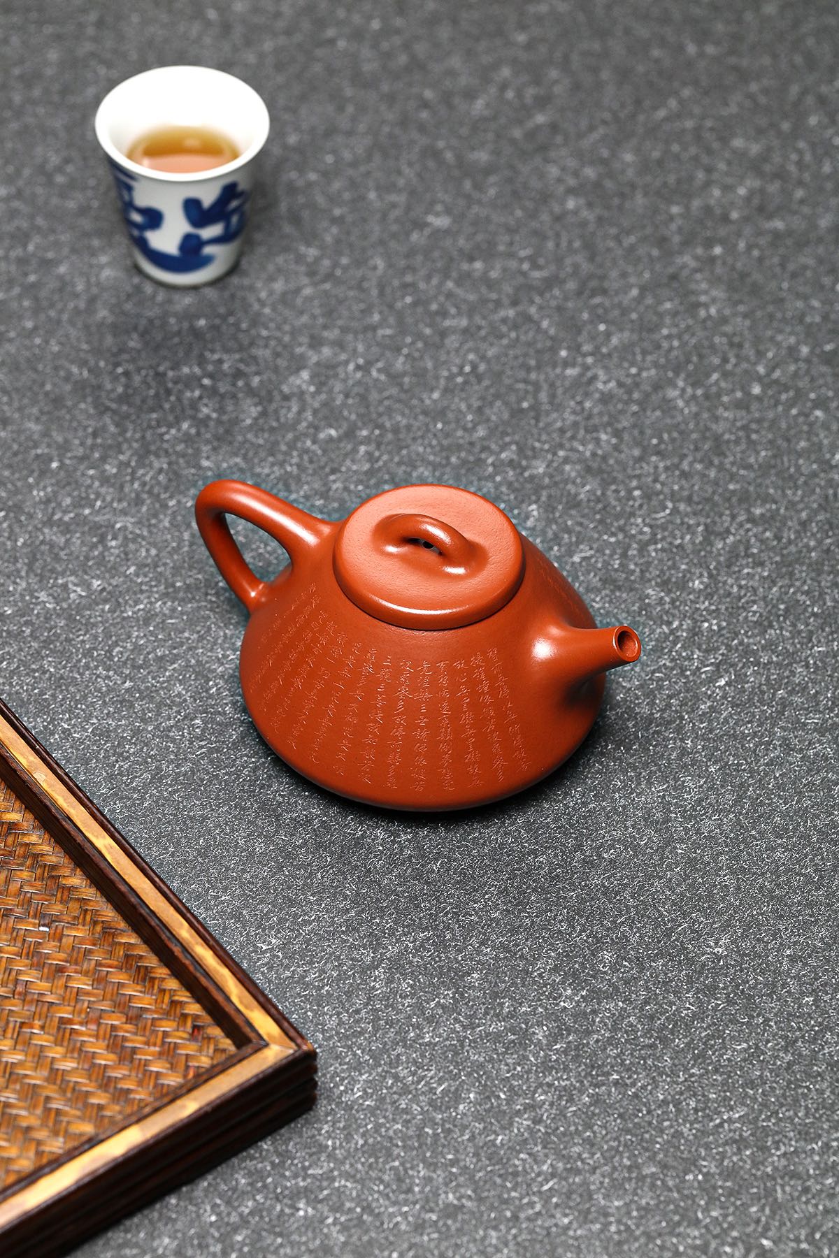 原礦小煤窯朱泥心經子冶石瓢紫砂壺「20250628每日特價」