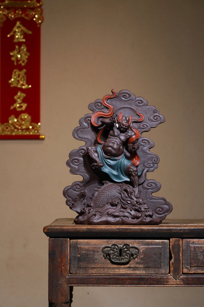 紫泥高端雕塑金榜题名