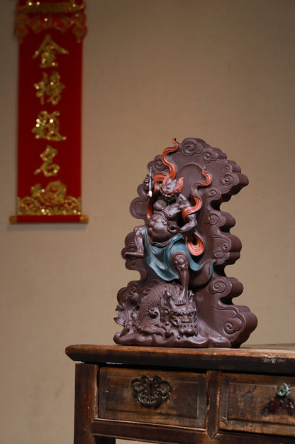 紫泥高端雕塑金榜题名