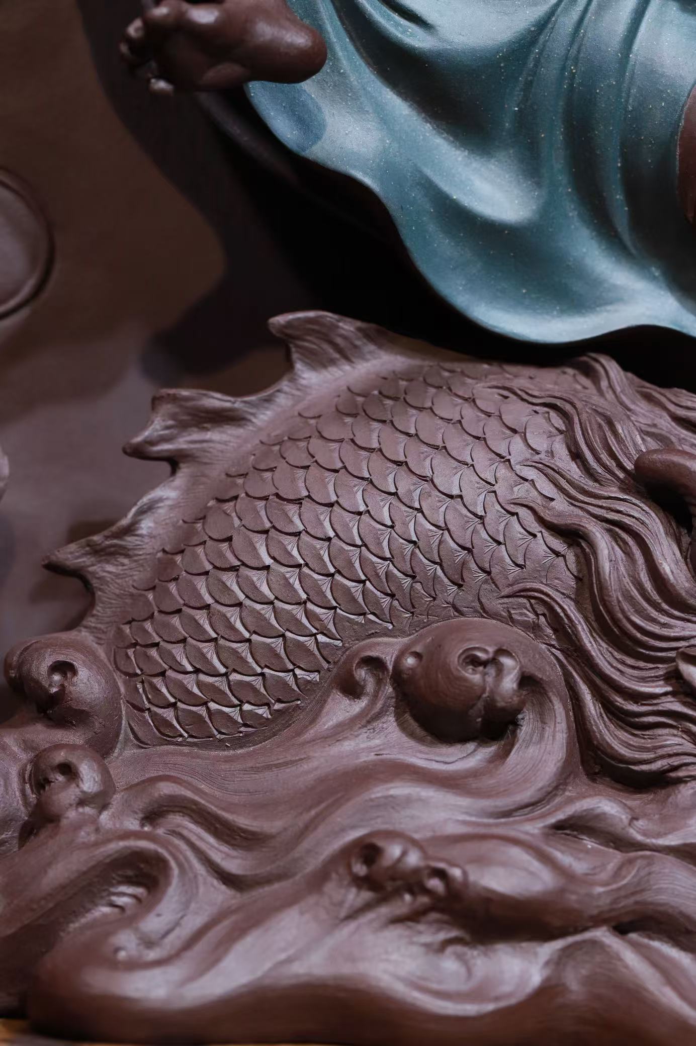 紫泥高端雕塑金榜题名