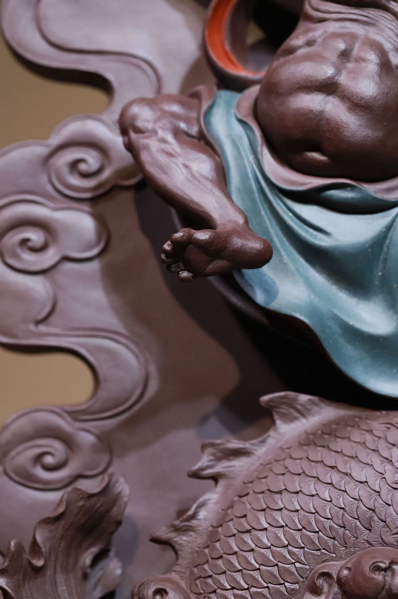 紫泥高端雕塑金榜题名