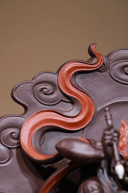 紫泥高端雕塑金榜题名