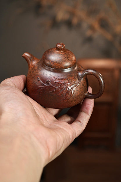 原礦紫泥柴燒乳鼎紫砂壺「20250628每日特價」