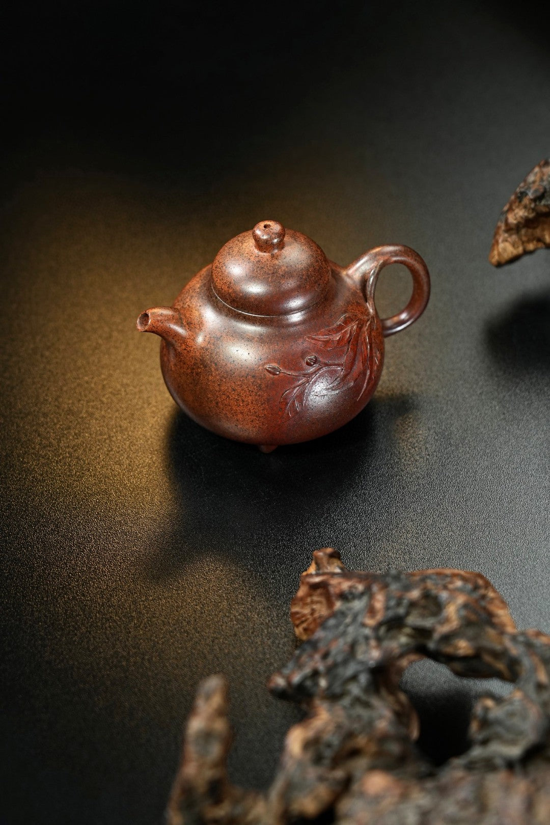 原礦紫泥柴燒乳鼎紫砂壺「20250628每日特價」