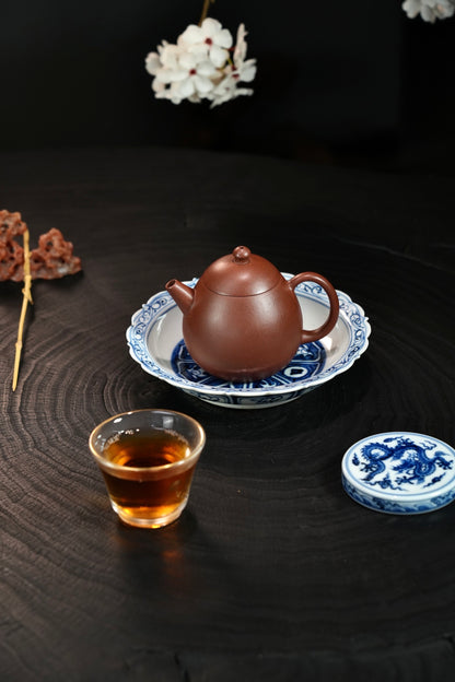 全手工極品底槽清龍蛋紫砂壺「20250816每日特價」