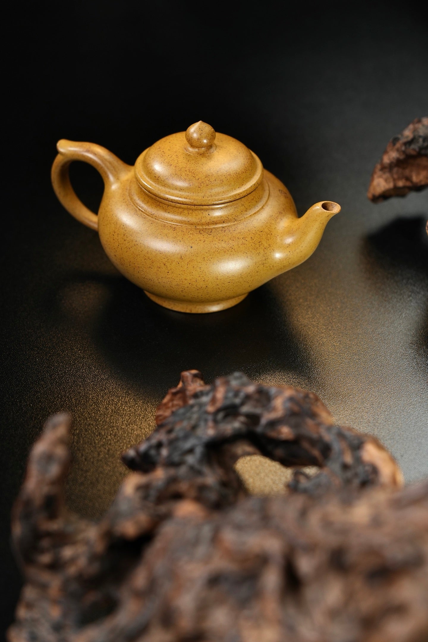 原礦極品黃金段高溫窯變笑櫻紫砂壺「20250827每日特價」