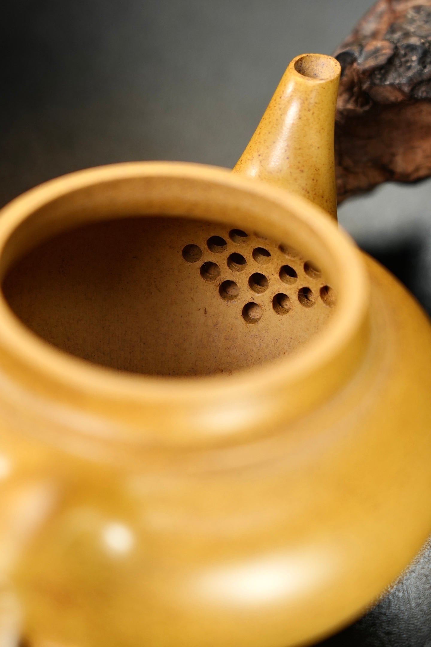 原礦極品黃金段高溫窯變笑櫻紫砂壺「20250827每日特價」