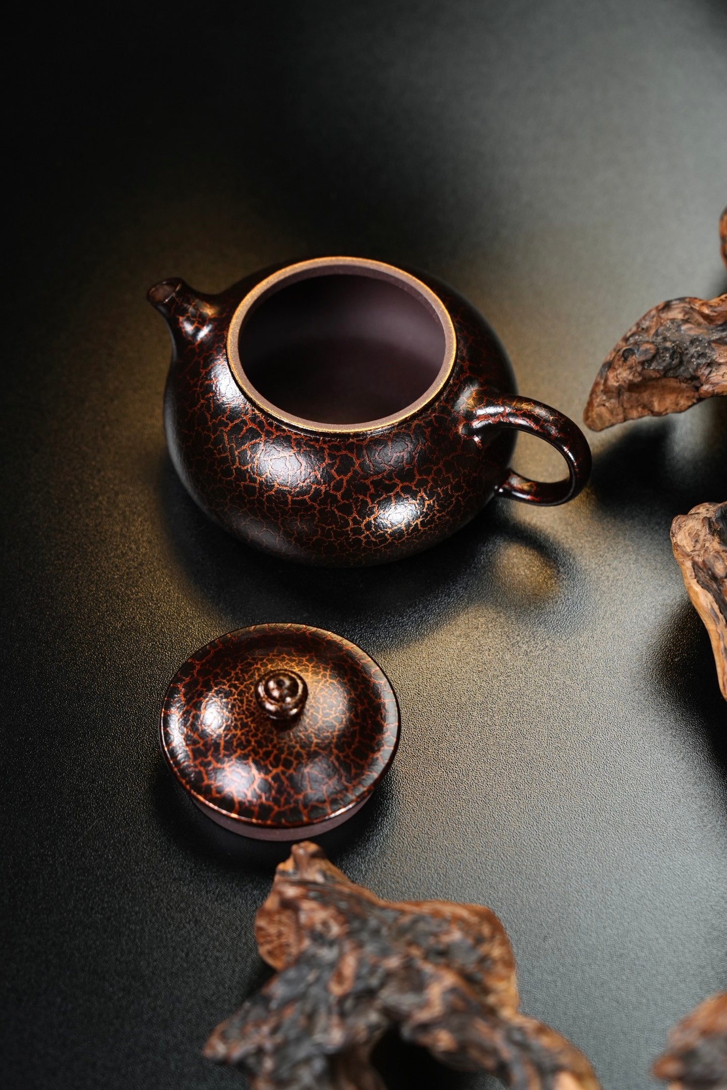 原礦紫泥貝殼燒寒江紫砂壺「20250827每日特價」