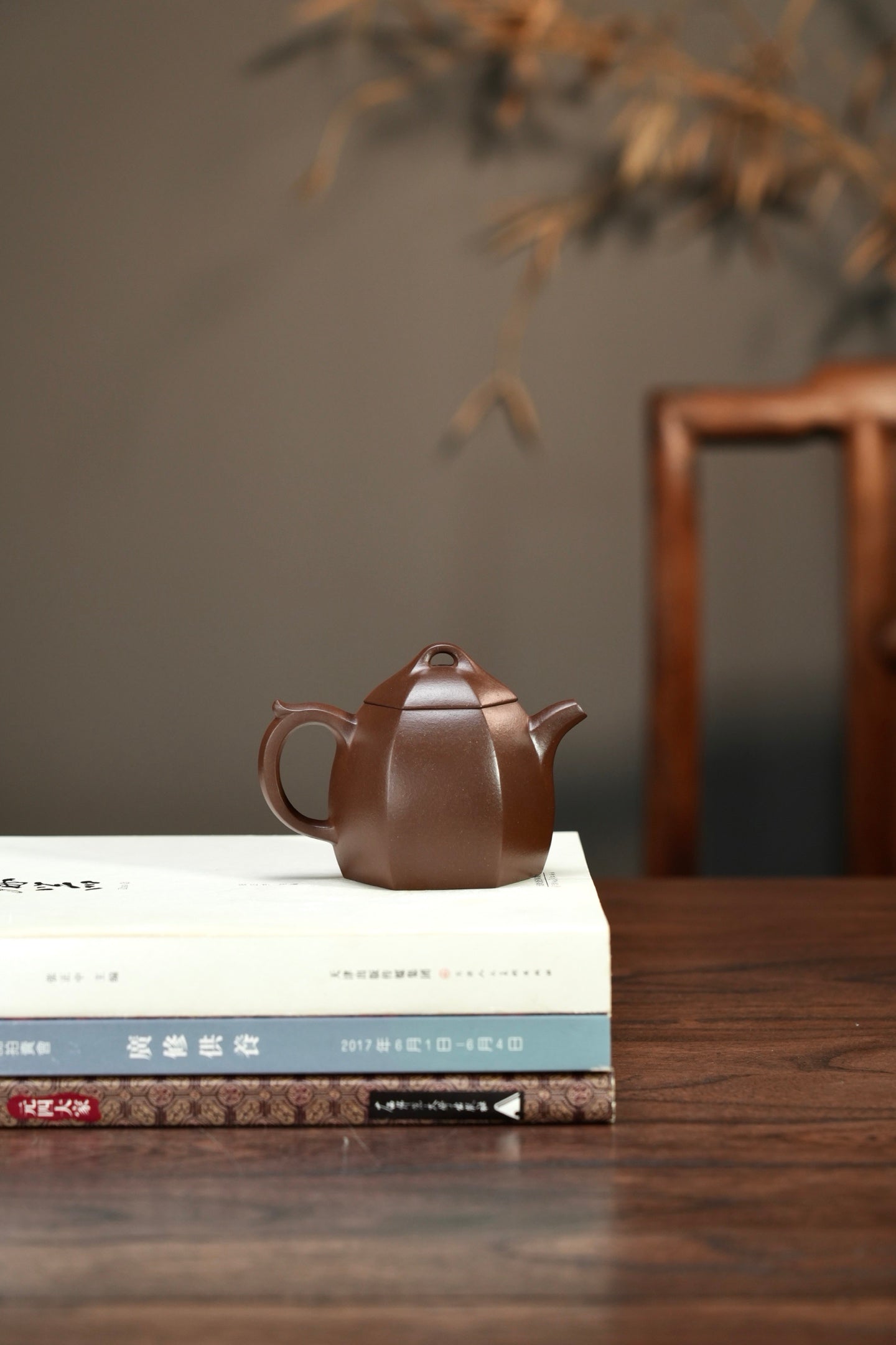 全手工原礦極品老紫泥六方秦權紫砂壺「20251118每日特價」