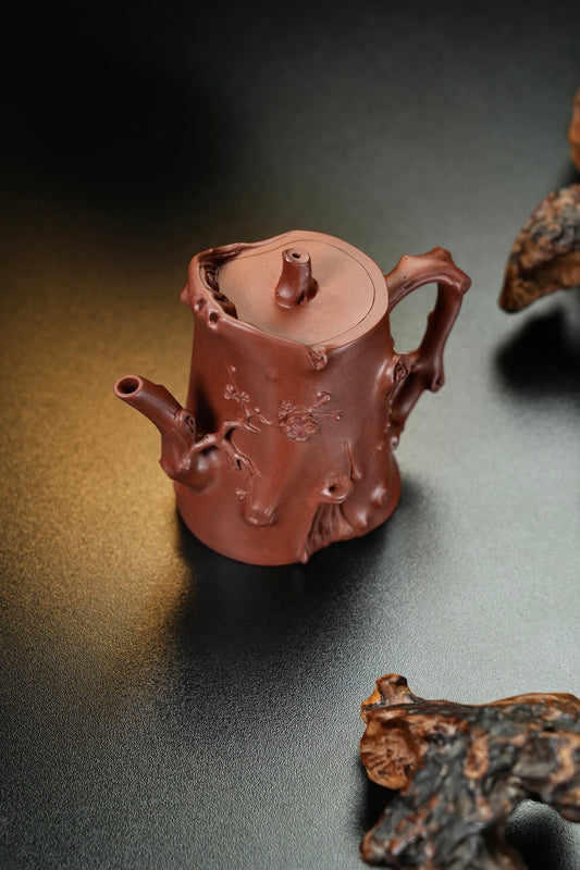 全手工原礦極品底槽清禪梅紫砂壺「20260203每日特價」