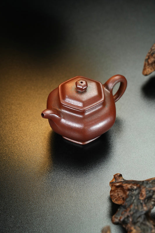 全手工柴燒六方掇只紫砂壺「20260203每日特價」