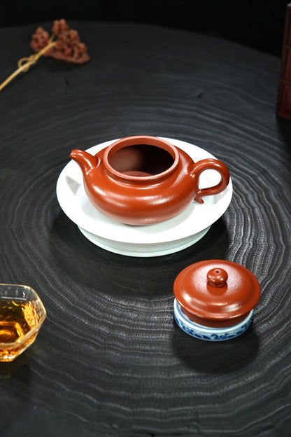 原礦極品朱泥經典款仿古紫砂壺「20260314每日特價」