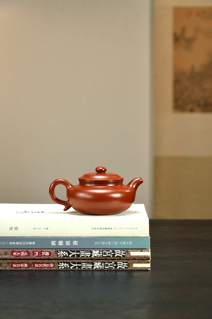 原礦極品朱泥經典款仿古紫砂壺「20260314每日特價」