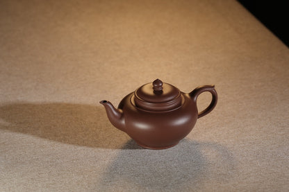 Qingxiaoying Zisha Teapot with Bottom Groove