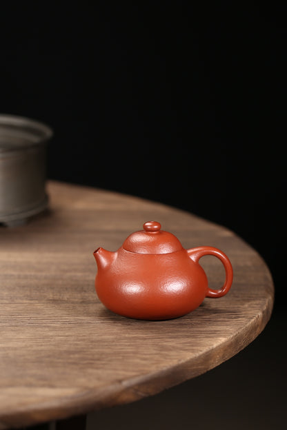 Wrinkled Coarse Sand Zhuni Wendan Zisha Teapot