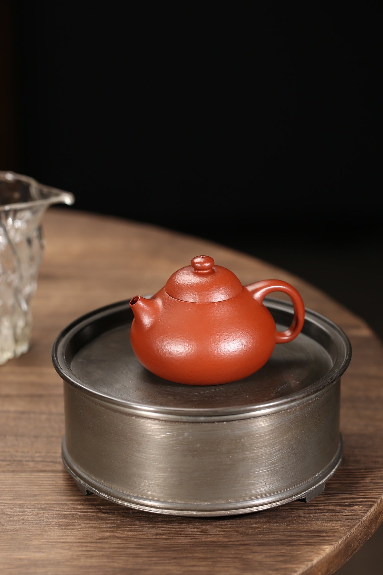 Wrinkled Coarse Sand Zhuni Wendan Zisha Teapot